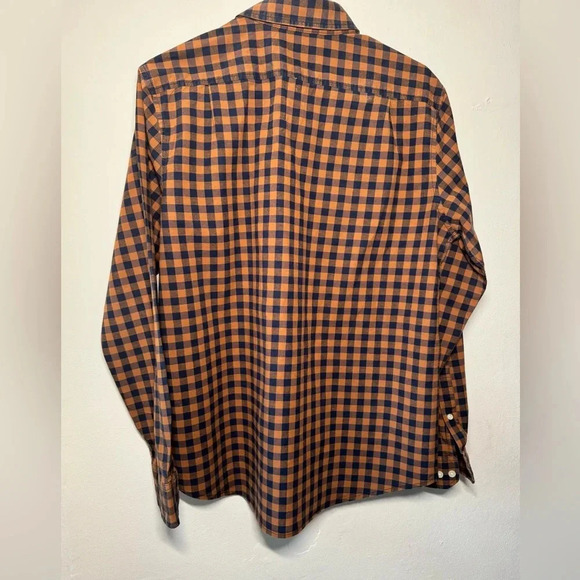 Goodfellow & Company | Men’s Button Down | Orange Plaid - Picture 8 of 12